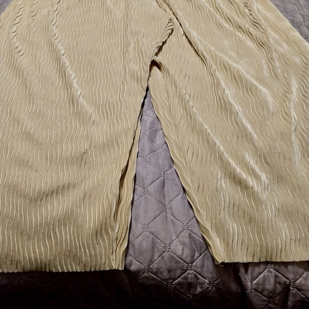 Isaac Mizrahi Cream Wide Leg Pants
